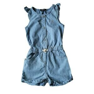 Calvin Klein Chambray Short Romper